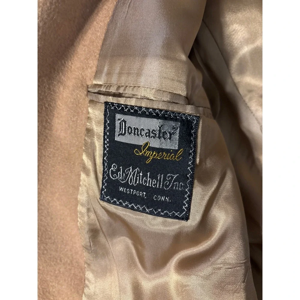 Vintage Camel Hair‎ Blazer Mens 42R Tan Brown 2-Button Sport Coat Good Condition